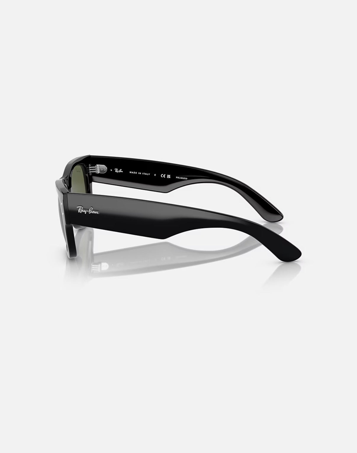 Mega Wayfarer Black w/ Green Polar Propionate
