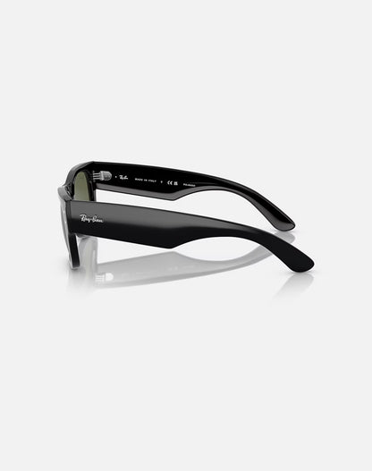 Mega Wayfarer Black w/ Green Polar Propionate