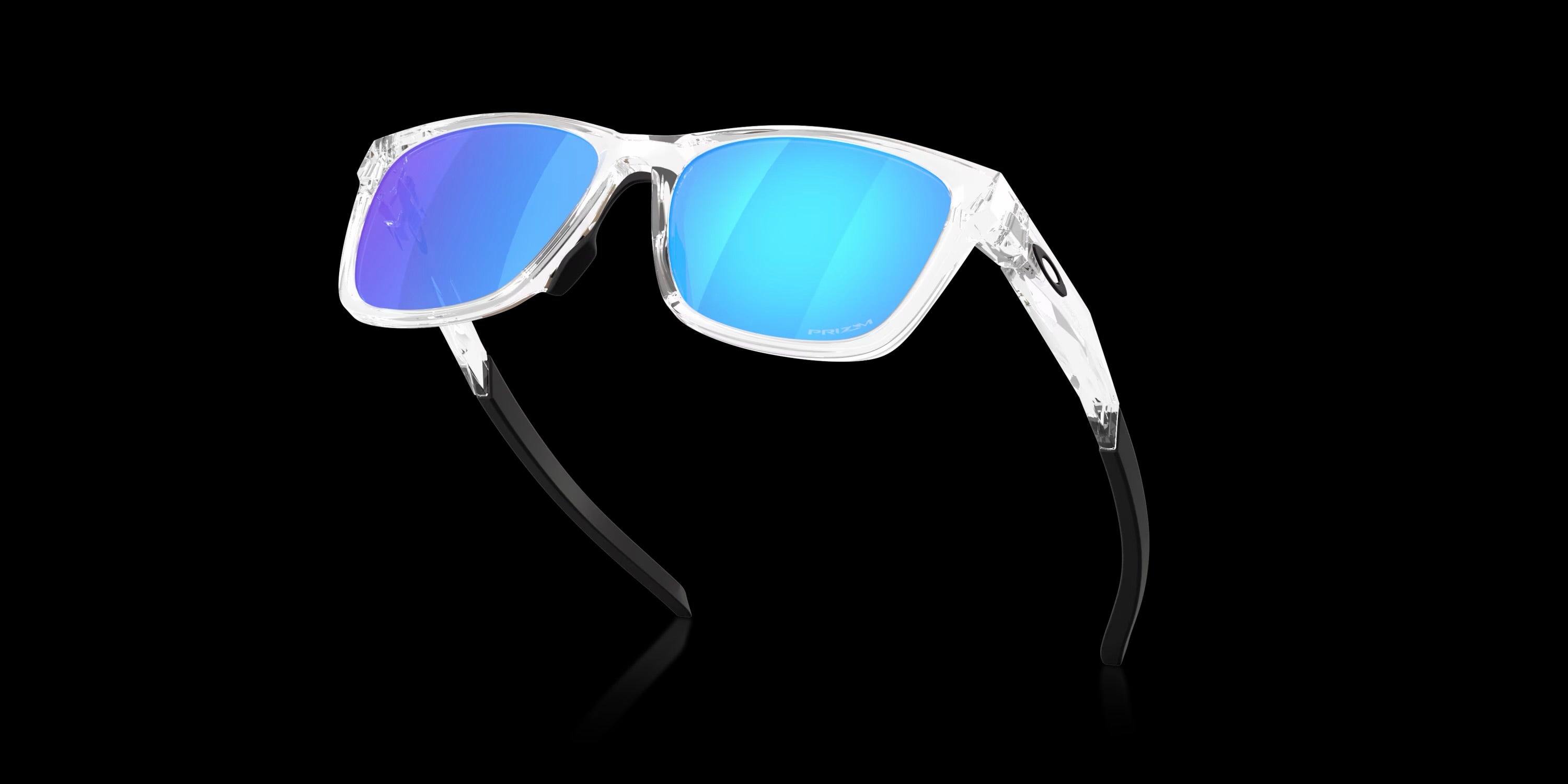 PARACORD POLISHED CLEAR w/ PRIZM SAPPHIRE INJECTED UNISEX SUNGLASS 0OO9506D 950607