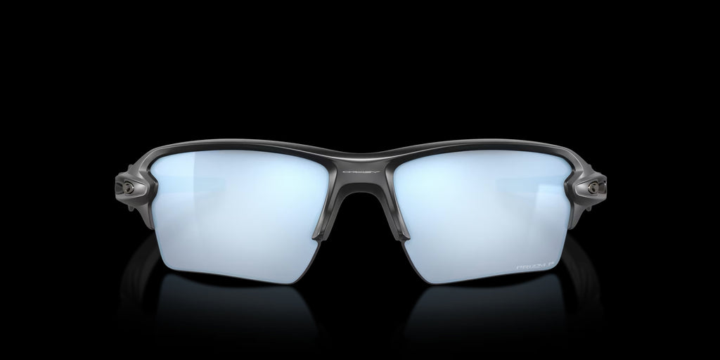 FLAK 2.0 XL MATTE BLACK w/ PRIZM DEEP H2O POLARIZED INJECTED MAN SUNGLASS 0OO9188 918858