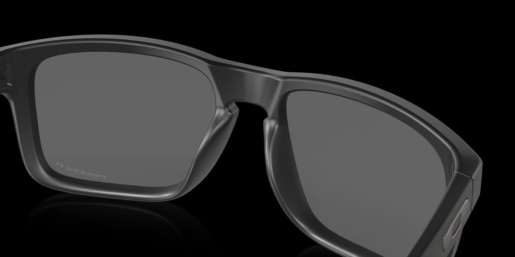 HOLBROOK MATTE BLACK w/ PRIZM BLACK POLARIZED INJECTED MAN SUNGLASS 0OO9102 9102D6