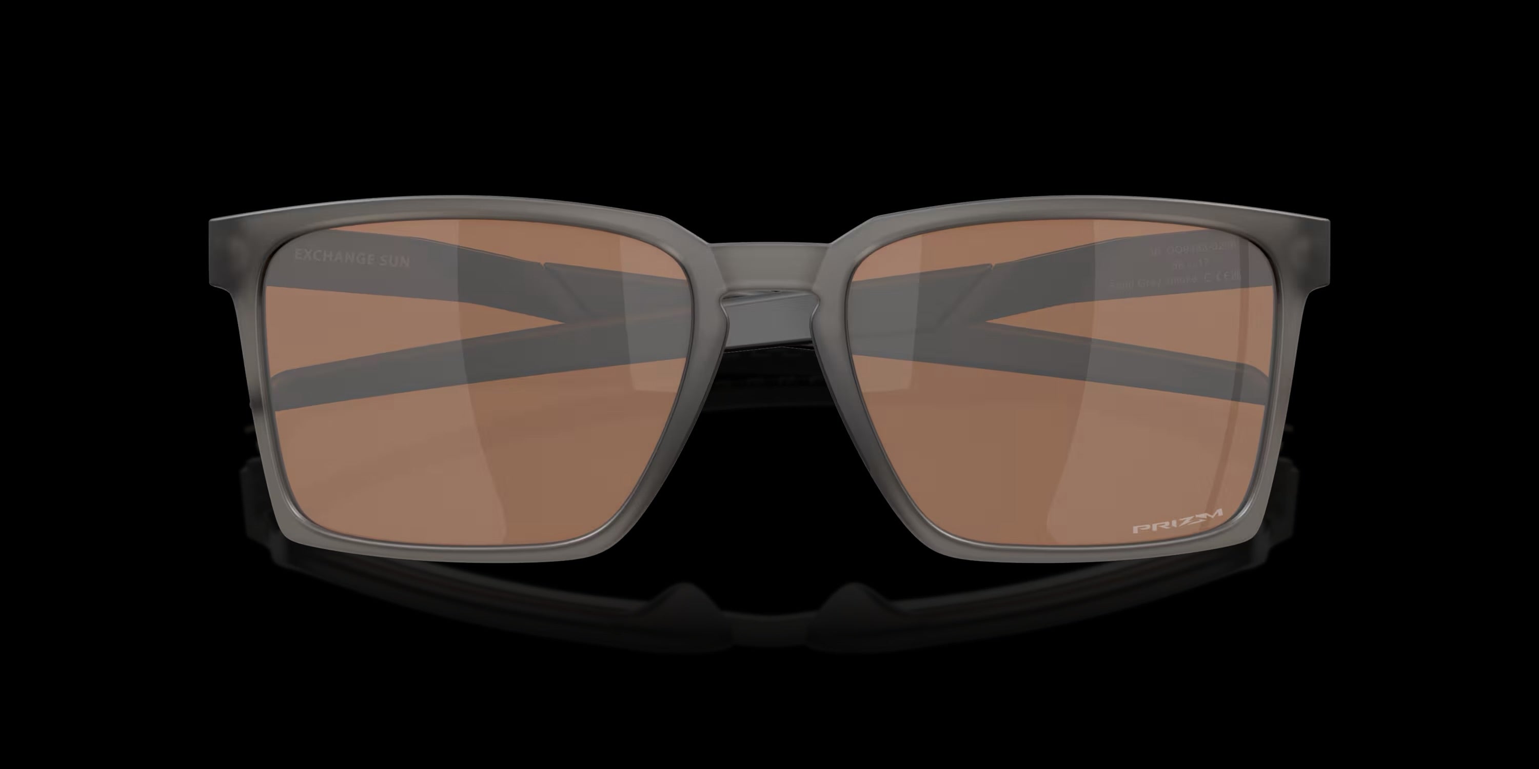 EXCHANGE SUN SATIN GREY SMOKE w/ PRIZM TUNGSTEN INJECTED UNISEX SUNGLASS 0OO9483 948302