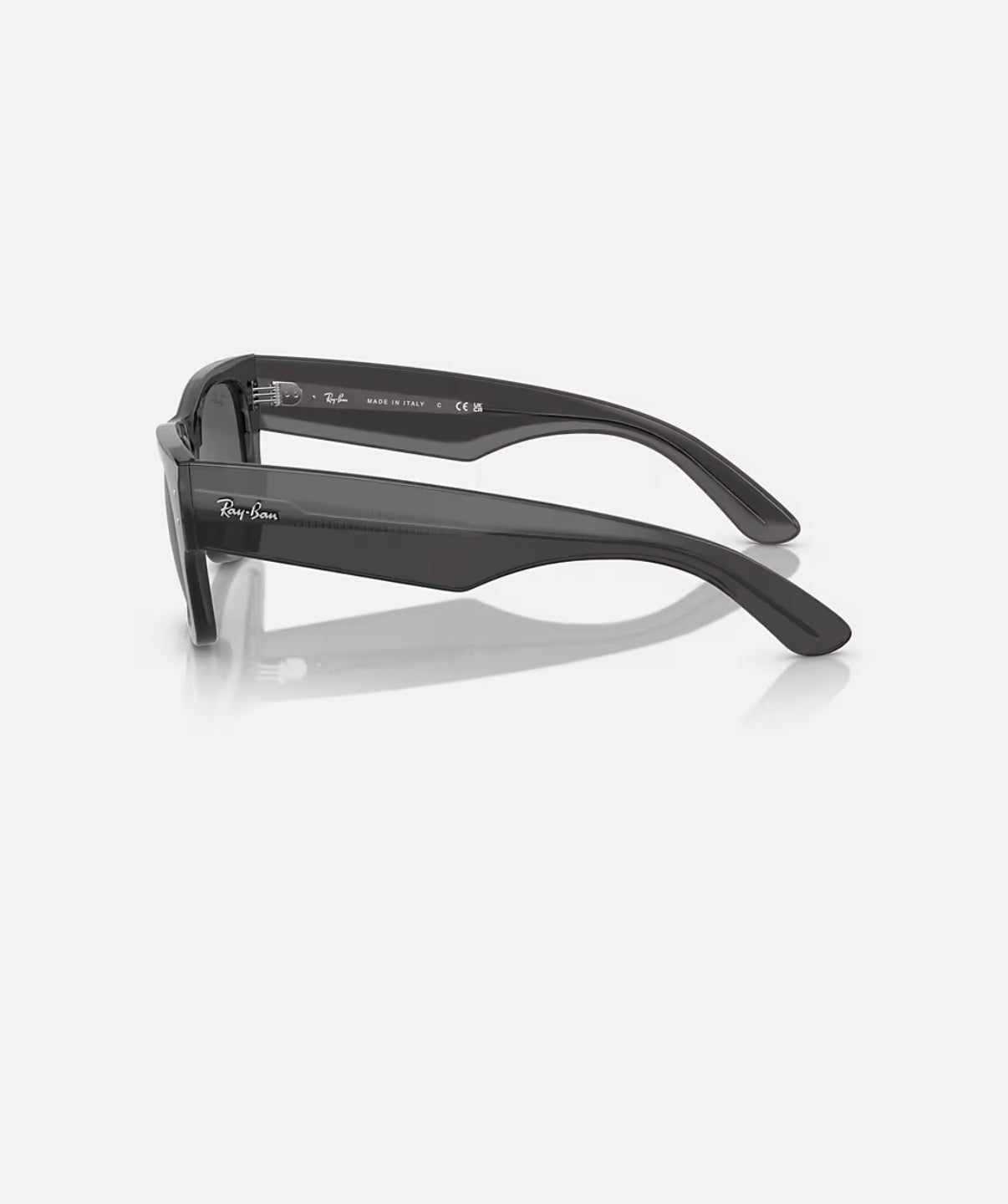 Mega Wayfarer Transparent Black w/ Dark Grey Propionate