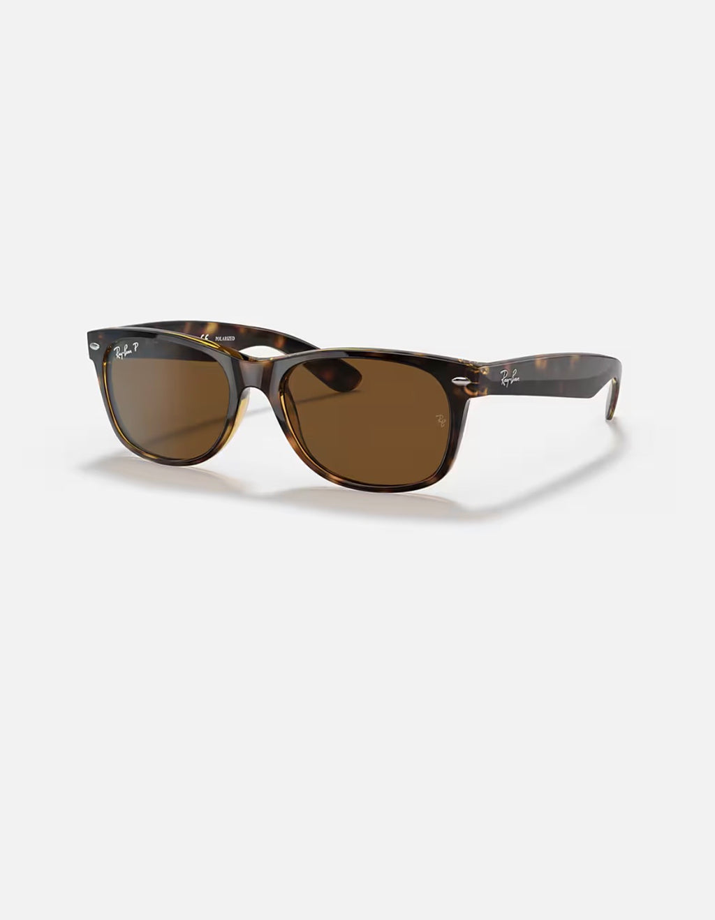 NEW WAYFARER TORTOISE w/ B-15 BROWN NYLON MAN SUNGLASS 0RB2132 902/57