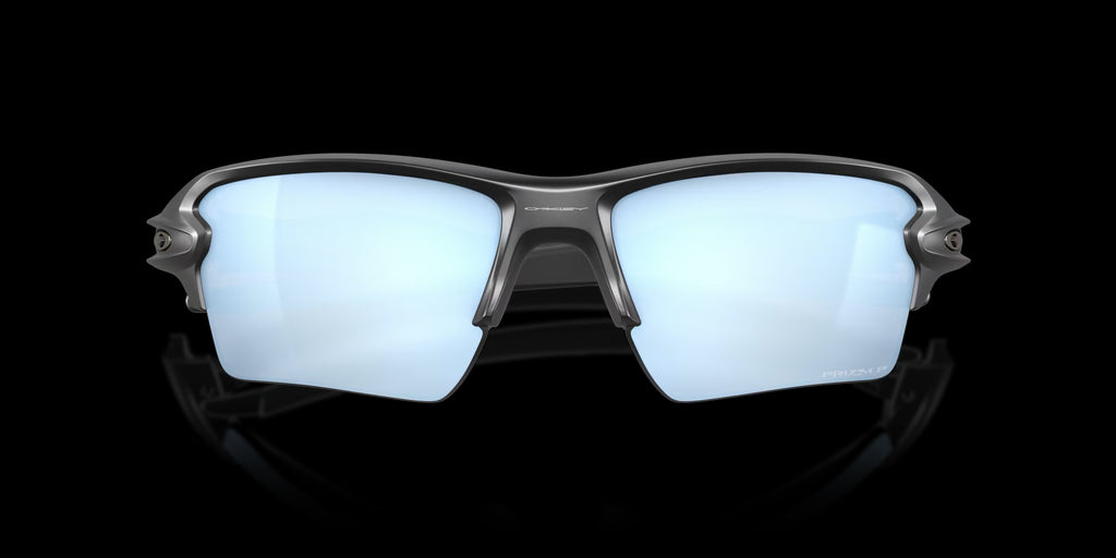 FLAK 2.0 XL MATTE BLACK w/ PRIZM DEEP H2O POLARIZED INJECTED MAN SUNGLASS 0OO9188 918858