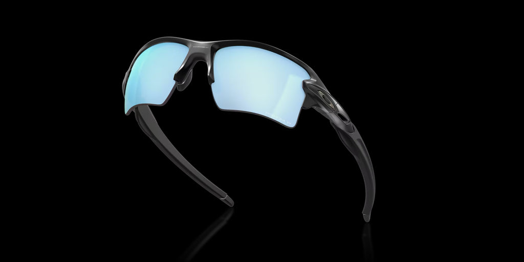 FLAK 2.0 XL MATTE BLACK w/ PRIZM DEEP H2O POLARIZED INJECTED MAN SUNGLASS 0OO9188 918858