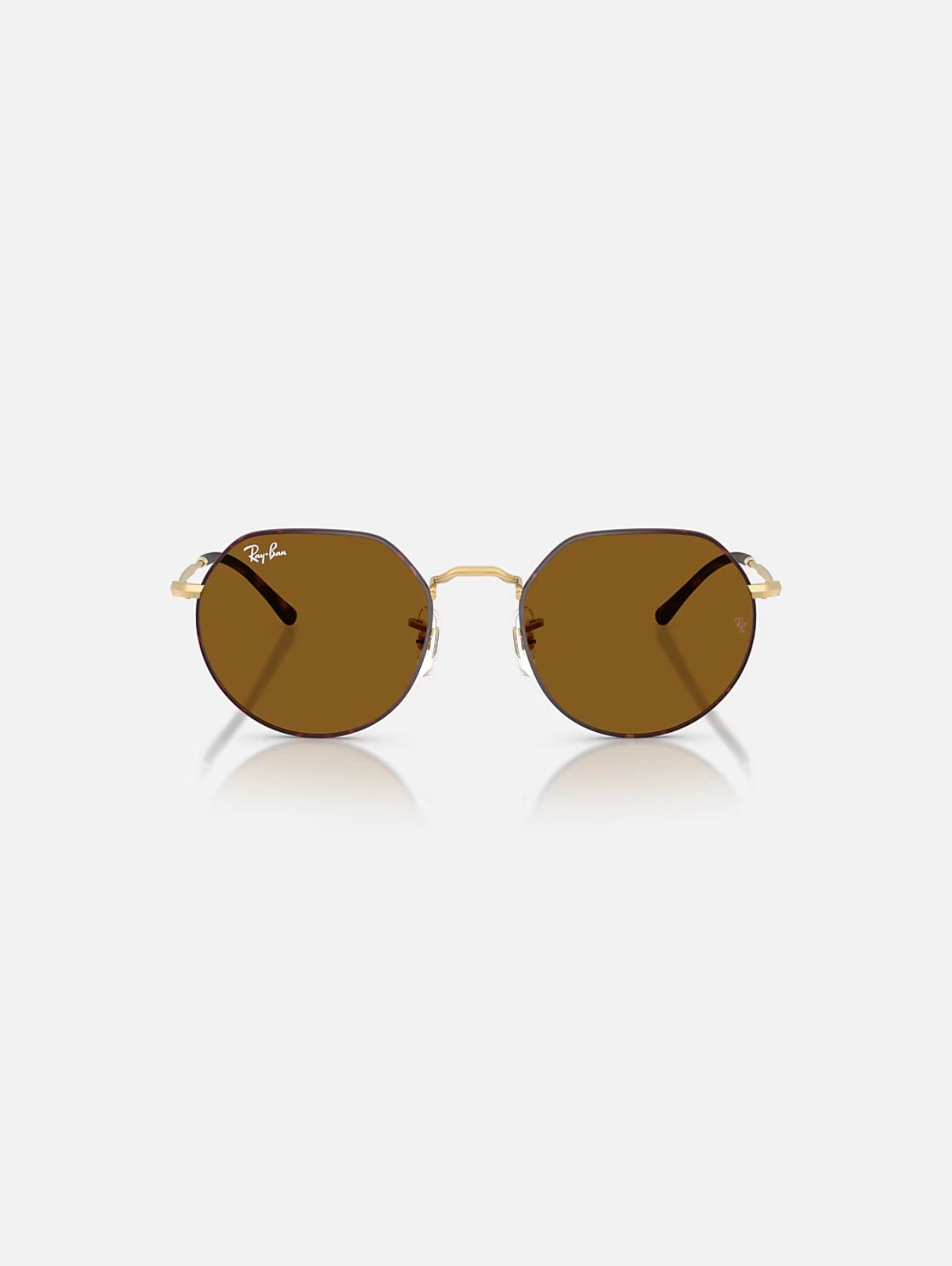 JACK MATTE HAVANA ON MATTE ARISTA w/ BROWN METAL UNISEX SUNGLASS 0RB3565 927533