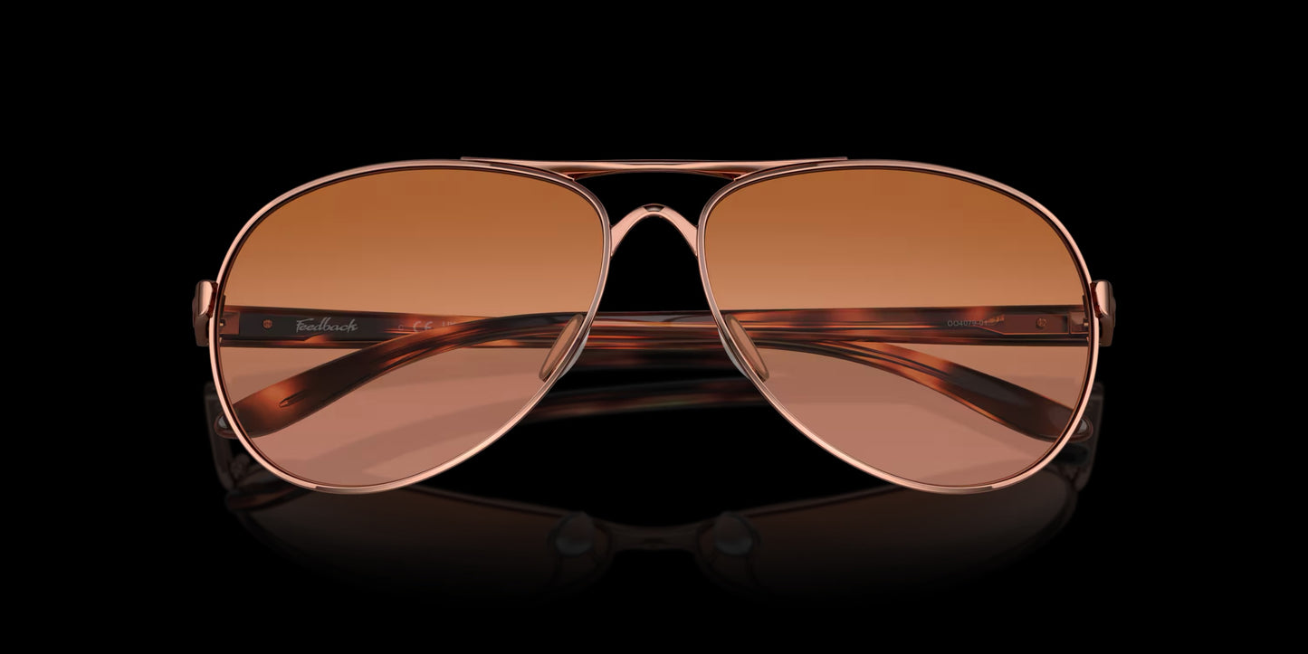 Feedback Rose Gold w/ VR50 Brown Gradient Metal