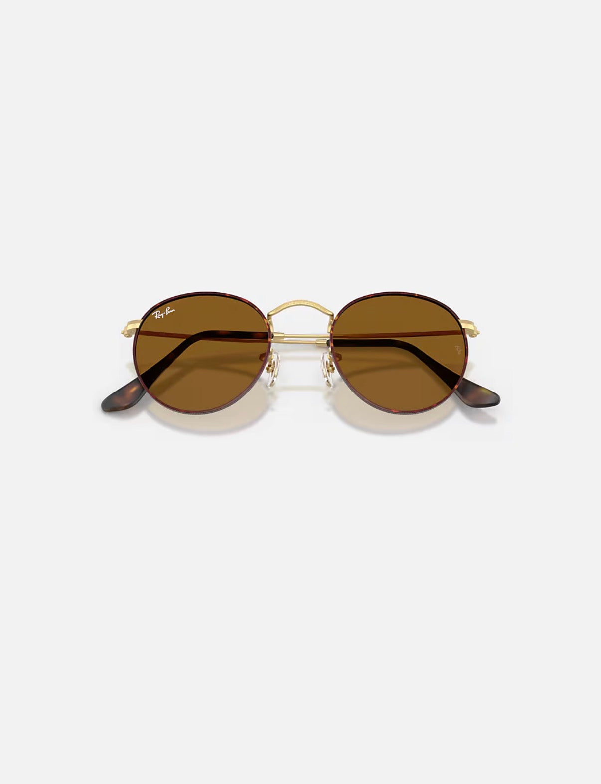 Round Metal Matte Havana on Matte Arista w/ Brown Metal