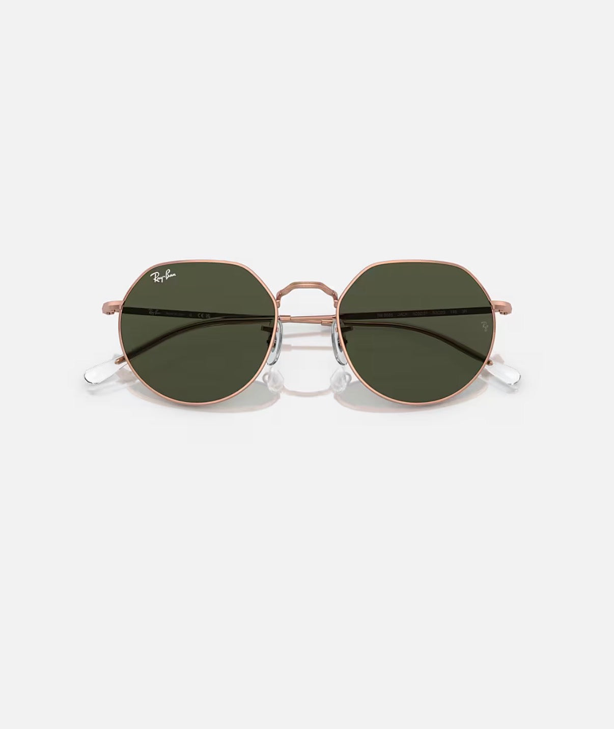 Aviator Large Metal Silver w/ Clear Gradient Grey Metal