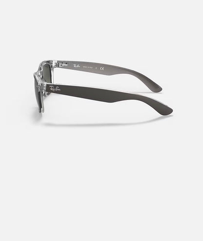 New Wayfarer Gunmetal on Transparent w/ Light Grey Gradient Dark Grey Nylon