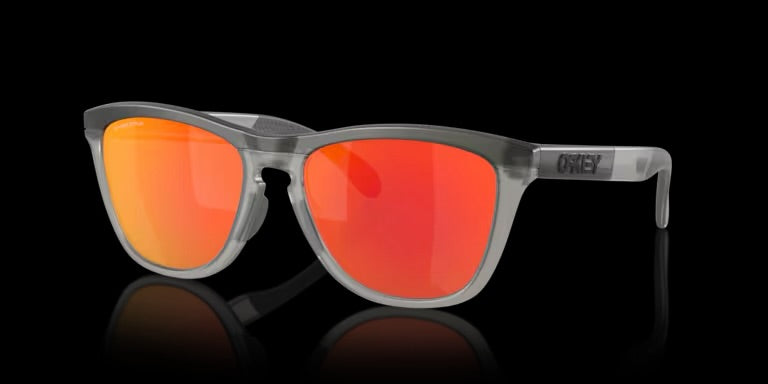 FROGSKINS RANGE MATTE GREY SMOKE/GREY INK w/ PRIZM RUBY INJECTED MAN SUNGLASS 0OO9284 928401 S55