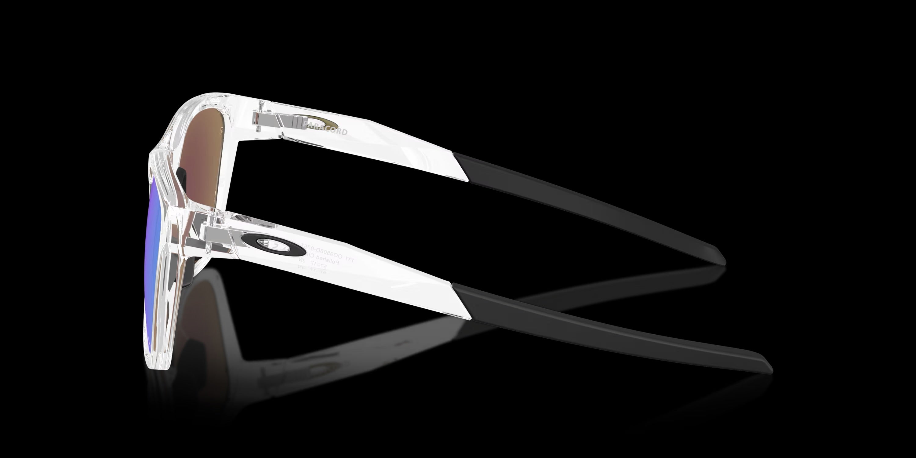 PARACORD POLISHED CLEAR w/ PRIZM SAPPHIRE INJECTED UNISEX SUNGLASS 0OO9506D 950607