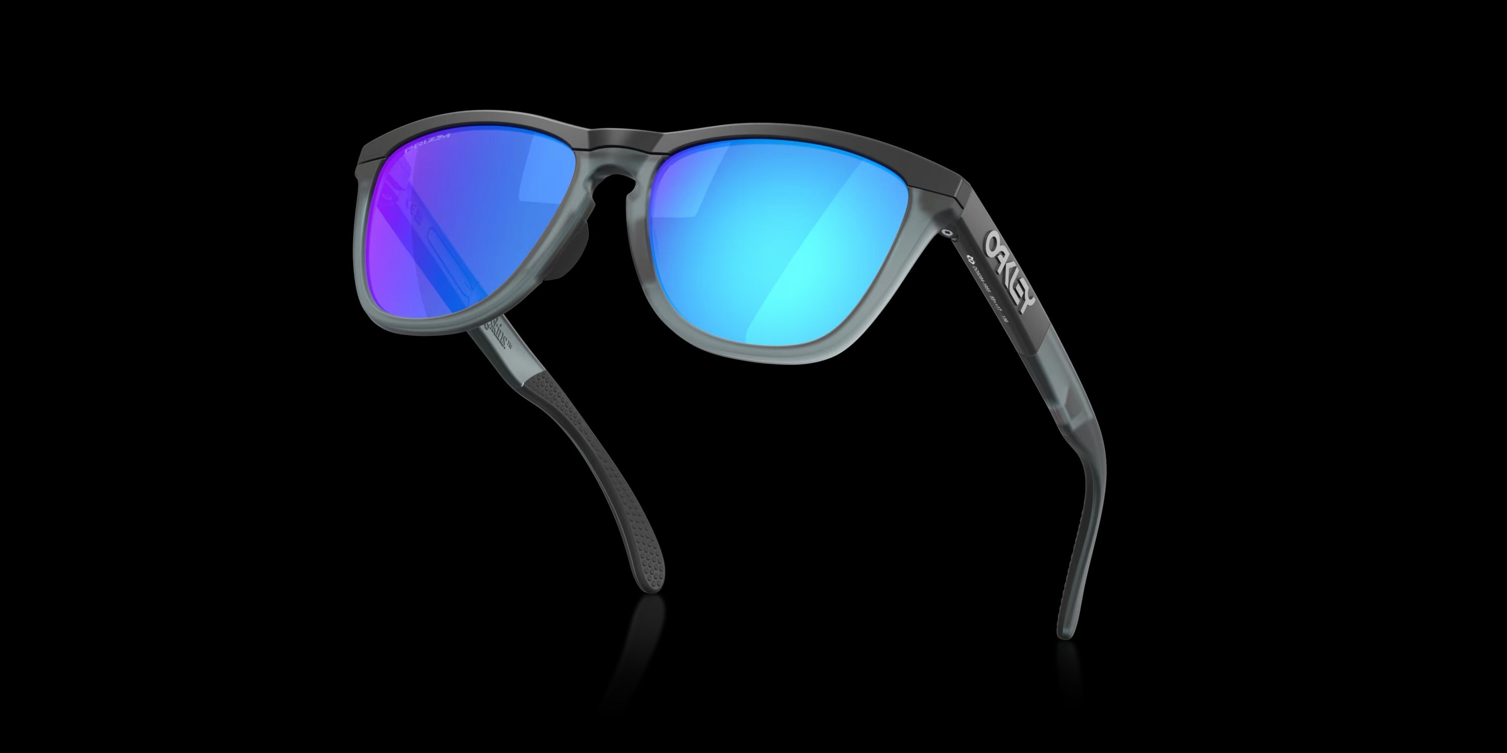 FROGSKINS RANGE MATTE BLACK w/ PRIZM SAPPHIRE INJECTED MAN SUNGLASS 0OO9284 928419