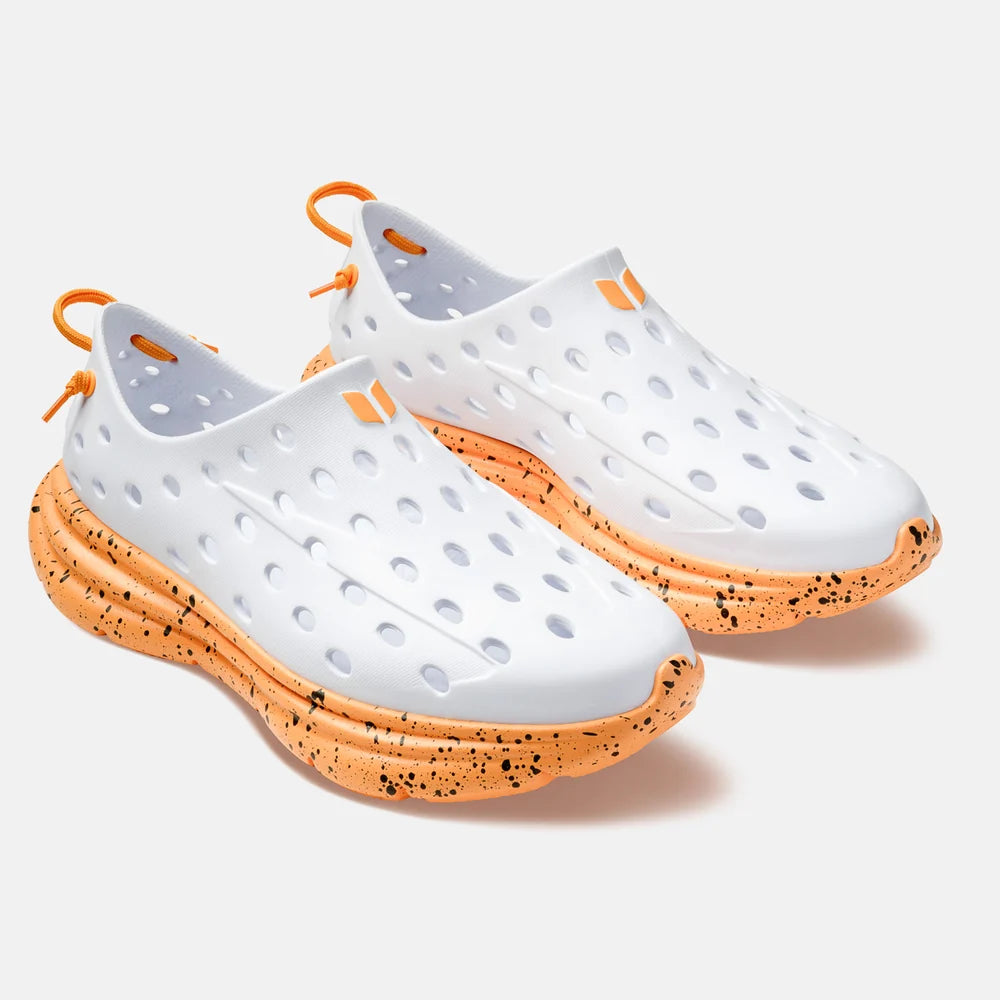 Revive White/Electric Orange Speckle