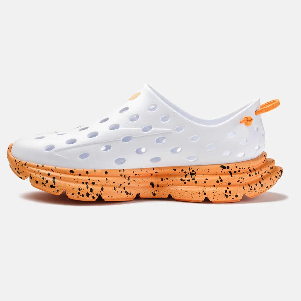 Revive White/Electric Orange Speckle