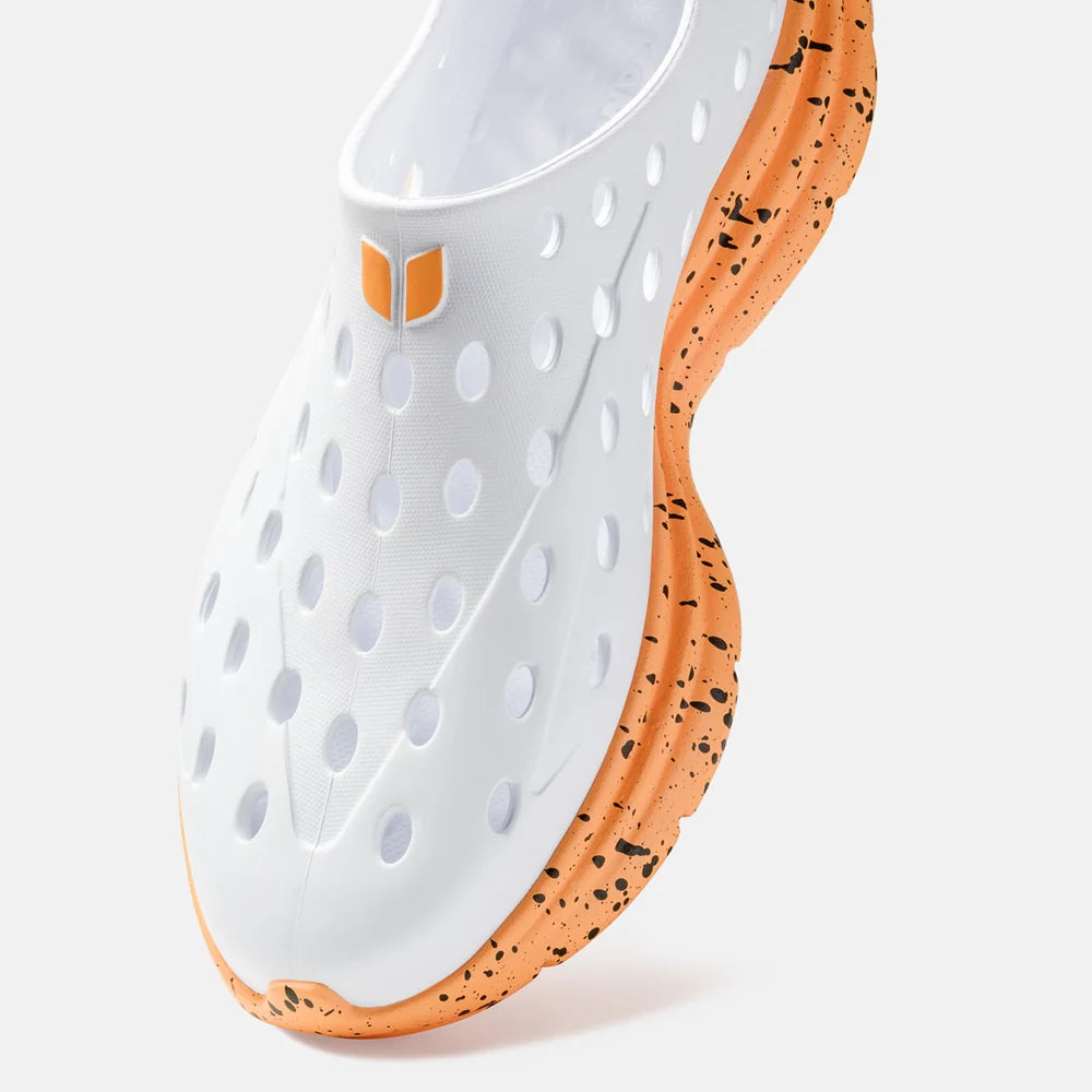 Revive White/Electric Orange Speckle