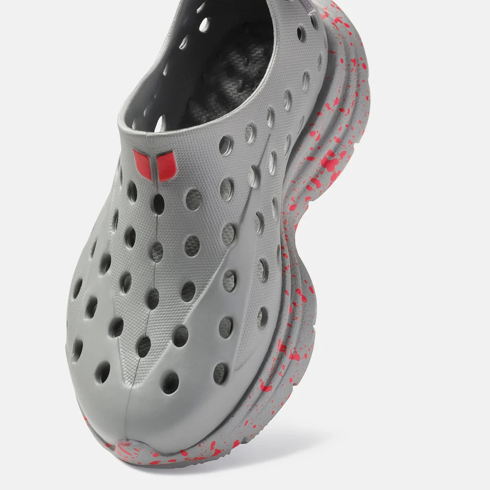 Revive Kids Moon Gray/True Red Speckle