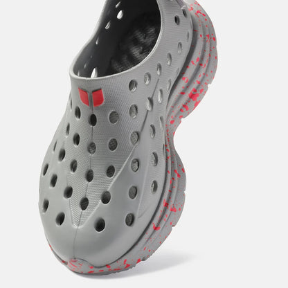 Revive Kids Moon Gray/True Red Speckle