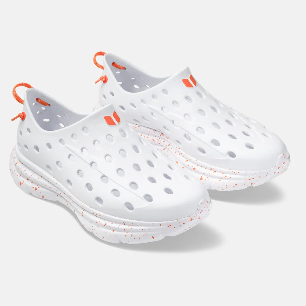 Revive All White Orange Speckle
