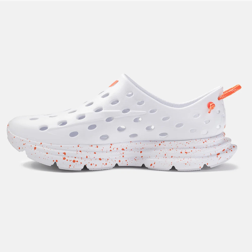 Revive All White Orange Speckle