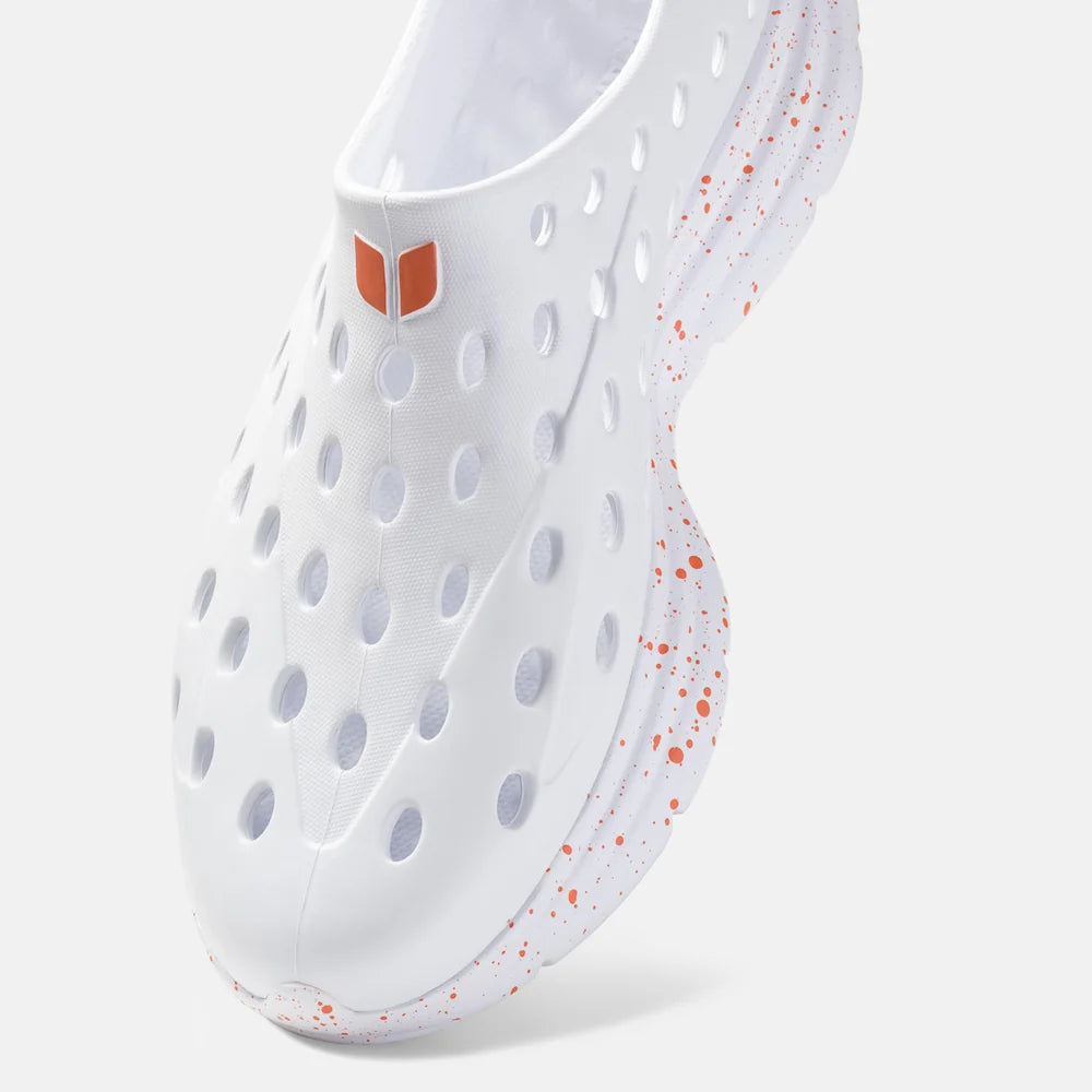 Revive All White Orange Speckle