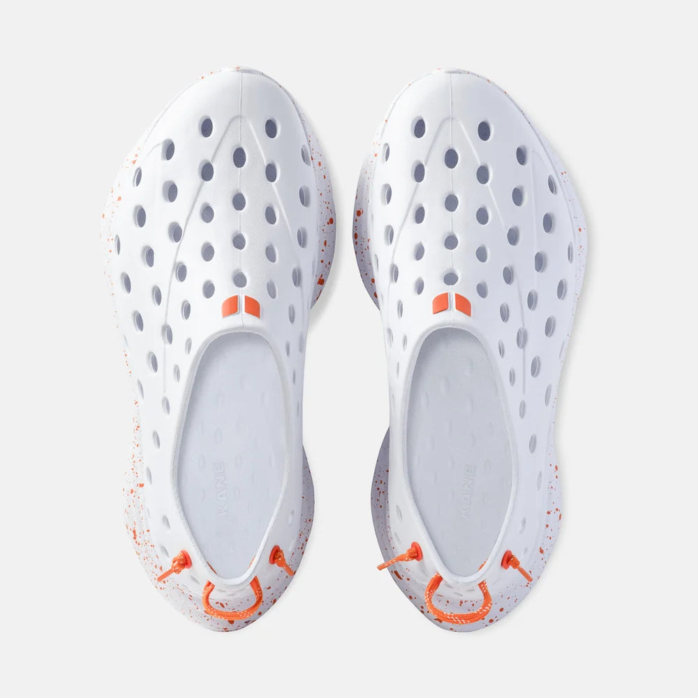 Revive All White Orange Speckle
