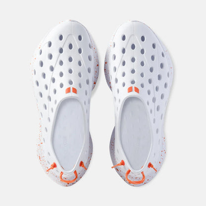 Revive All White Orange Speckle