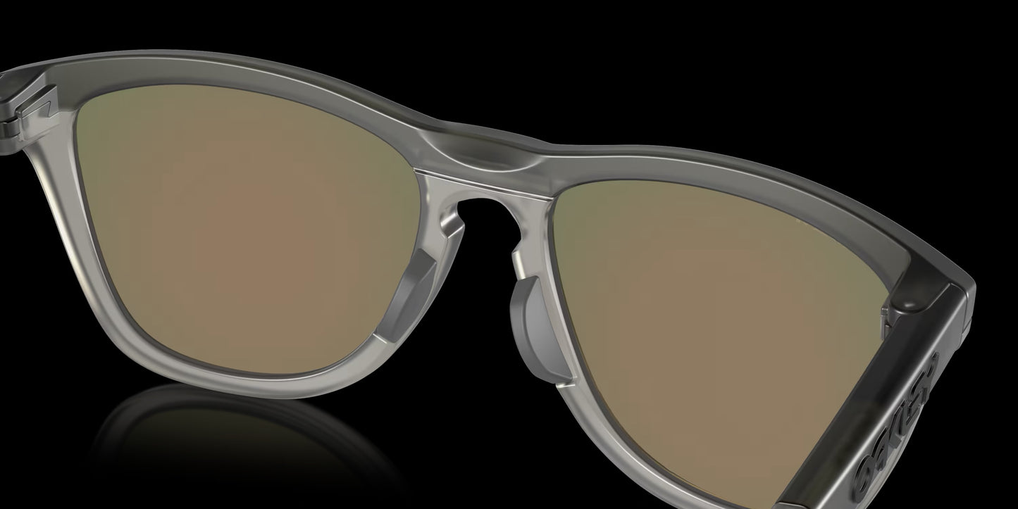 Frogskins Range Matte Grey Smoke/Grey Ink w/ Prizm Ruby Injected