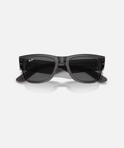 Mega Wayfarer Transparent Black w/ Dark Grey Propionate