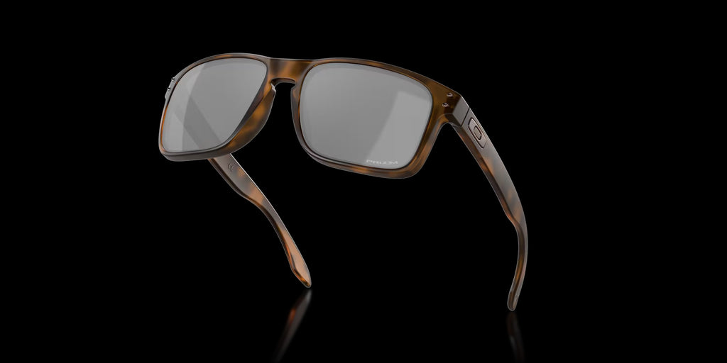 HOLBROOK MATTE BROWN TORTOISE w/ PRIZM BLACK INJECTED MAN SUNGLASS 0OO9102 9102F4