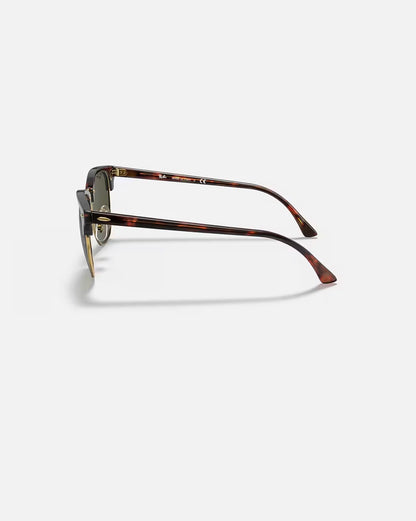 Clubmaster Mock Tortoise on Arista w/ G-15 Green Acetate