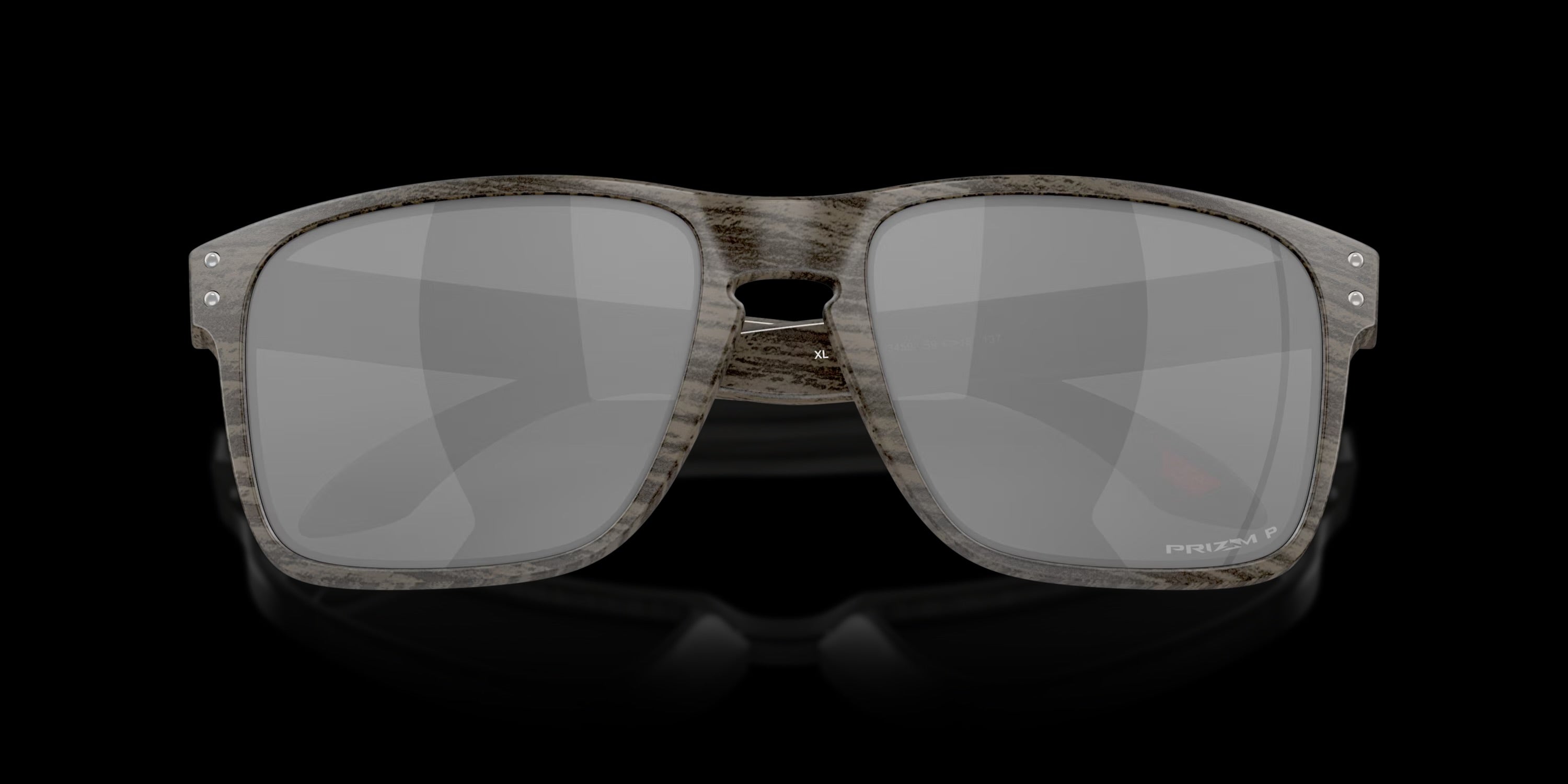 HOLBROOK XL WOODGRAIN w/ PRIZM BLACK POLARIZED INJECTED MAN SUNGLASS 0OO9417 941734