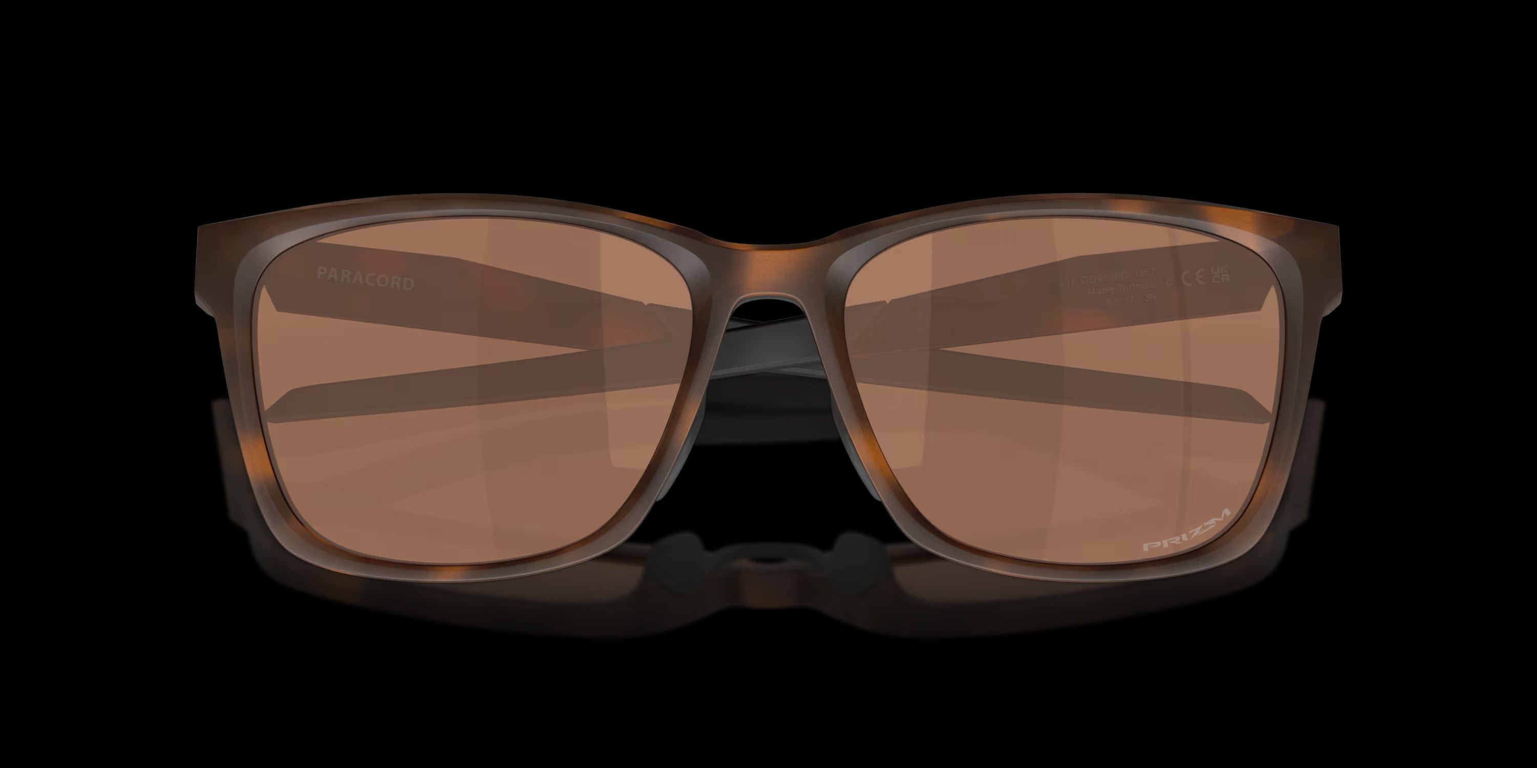 PARACORD MATTE BROWN TORTOISE w/ PRIZM TUNGSTEN INJECTED UNISEX SUNGLASS 0OO9506D 950603