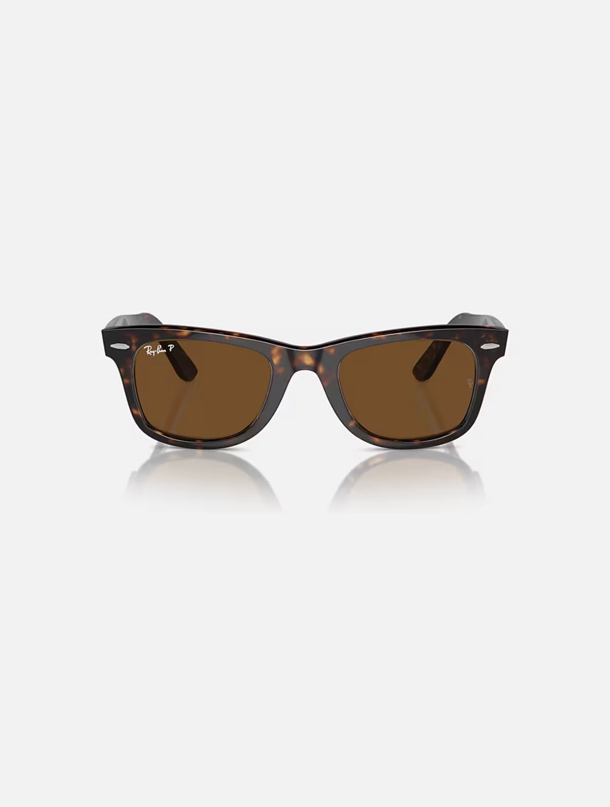 WAYFARER TORTOISE w/ BROWN POLARIZED ACETATE UNISEX SUNGLASS 0RB2140 902/57