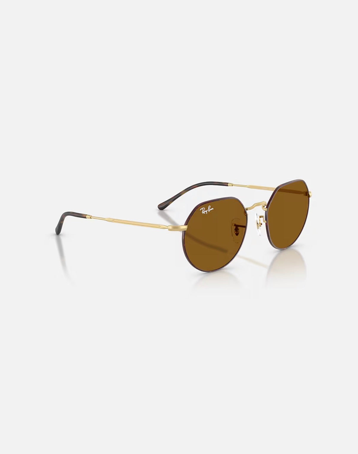 JACK MATTE HAVANA ON MATTE ARISTA w/ BROWN METAL UNISEX SUNGLASS 0RB3565 927533