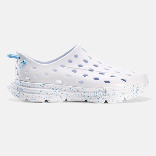 REVIVE ALL WHITE LT BLUE SPECKLE