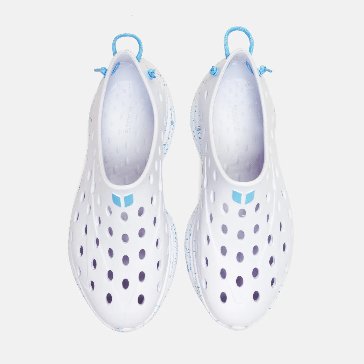 REVIVE ALL WHITE LT BLUE SPECKLE