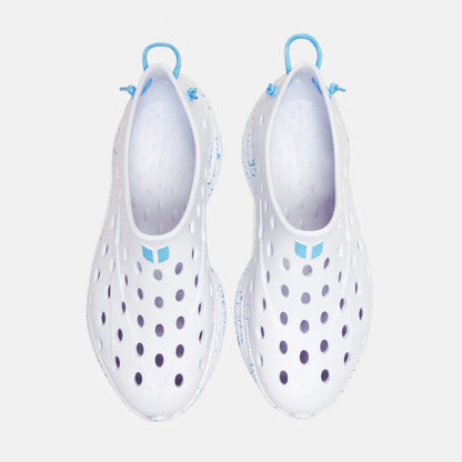 REVIVE ALL WHITE LT BLUE SPECKLE