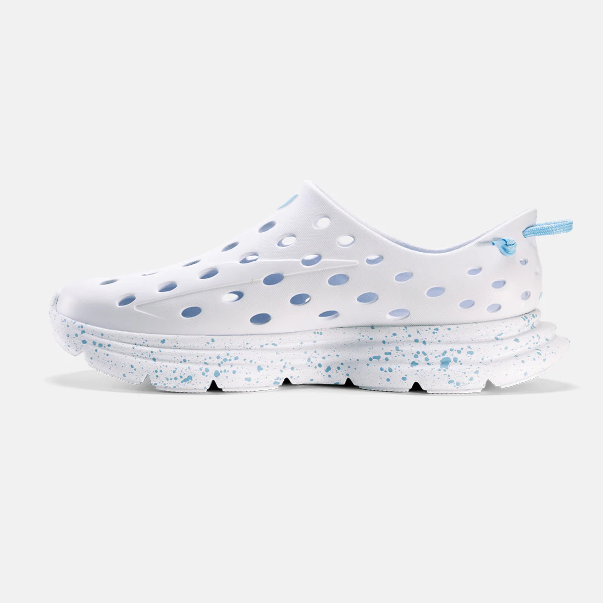 REVIVE ALL WHITE LT BLUE SPECKLE
