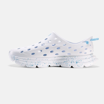 REVIVE ALL WHITE LT BLUE SPECKLE