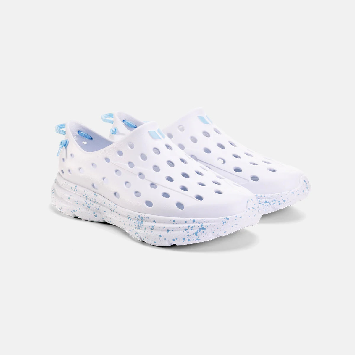 REVIVE ALL WHITE LT BLUE SPECKLE