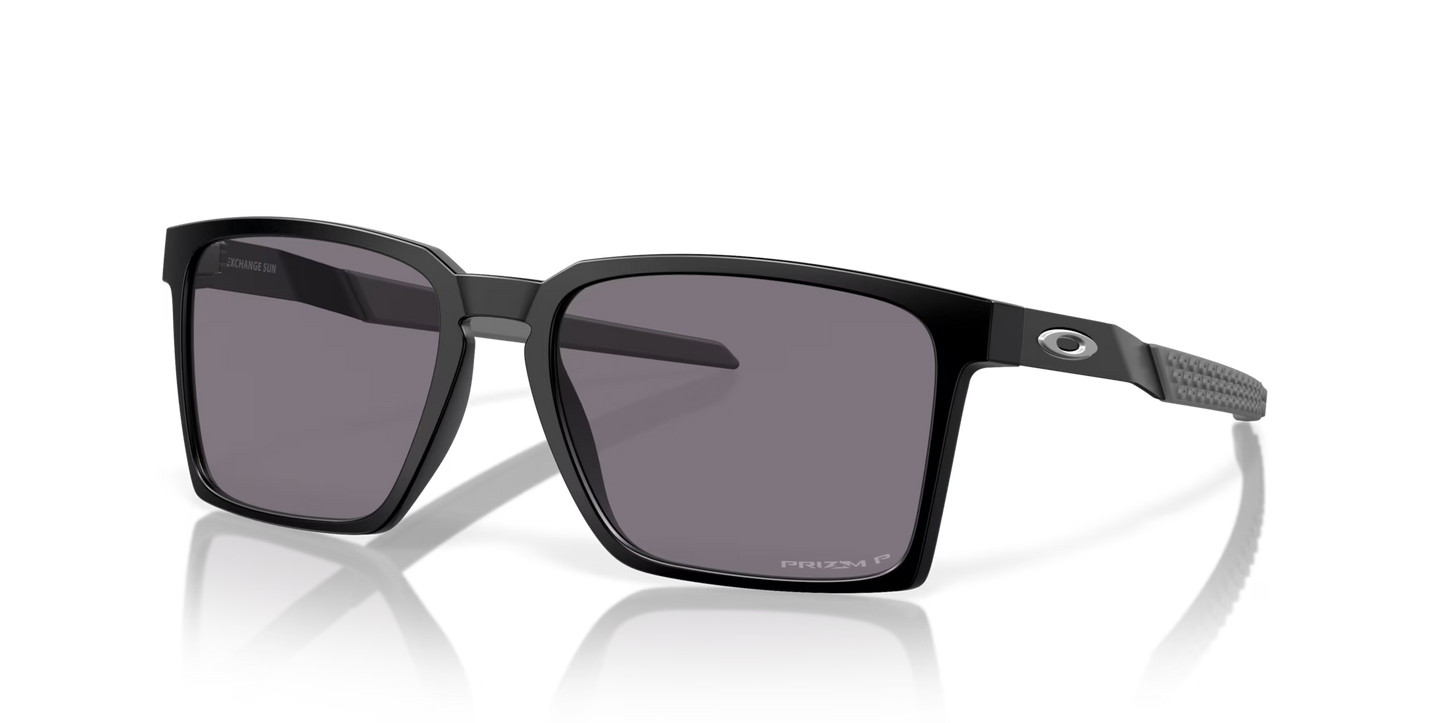 Exchange Sun Satin Black w/ Prizm Grey Polarized